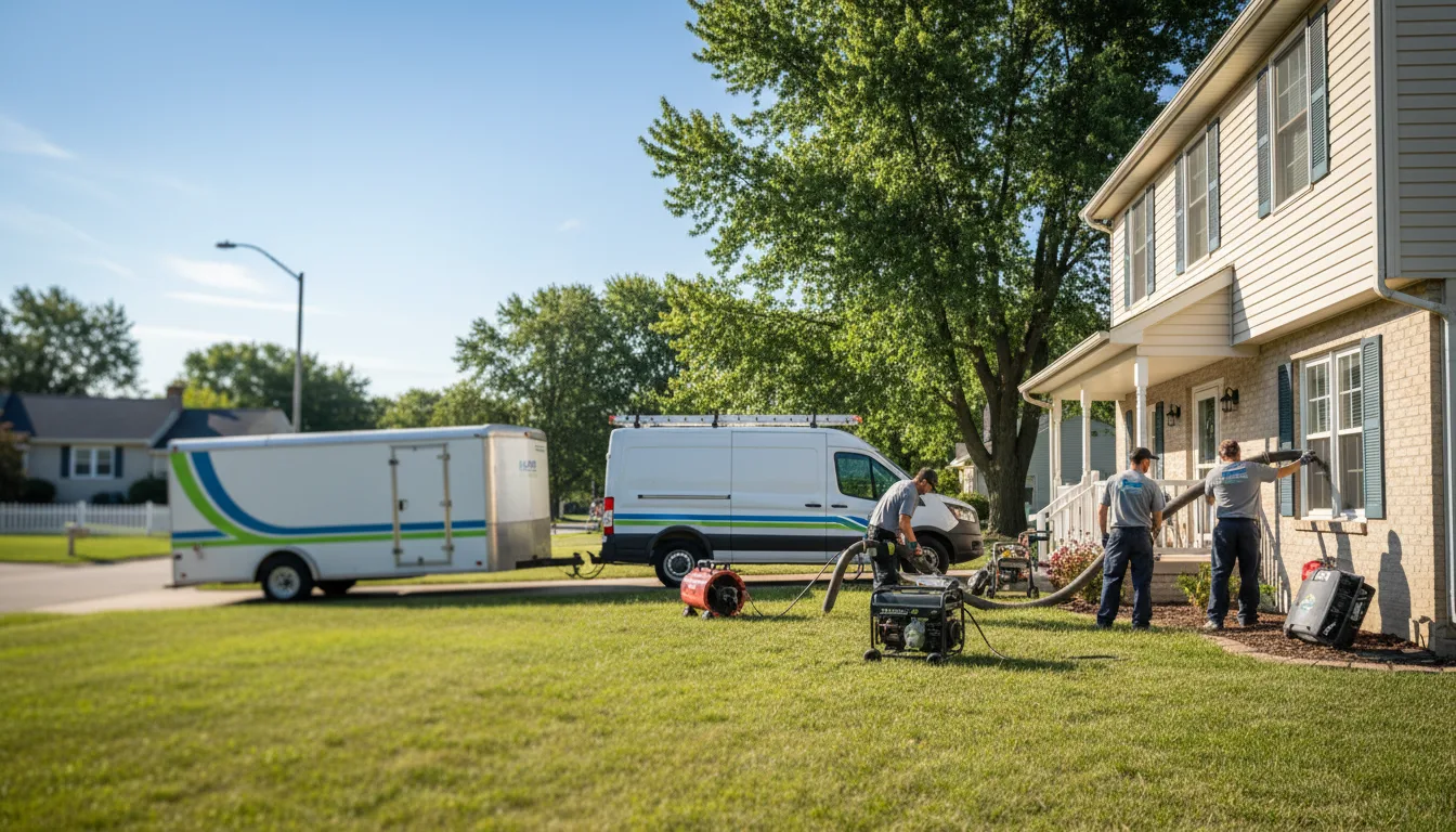 Flooded Basement Restoration And Cleanup With Repair in Braidwood, IL near me
